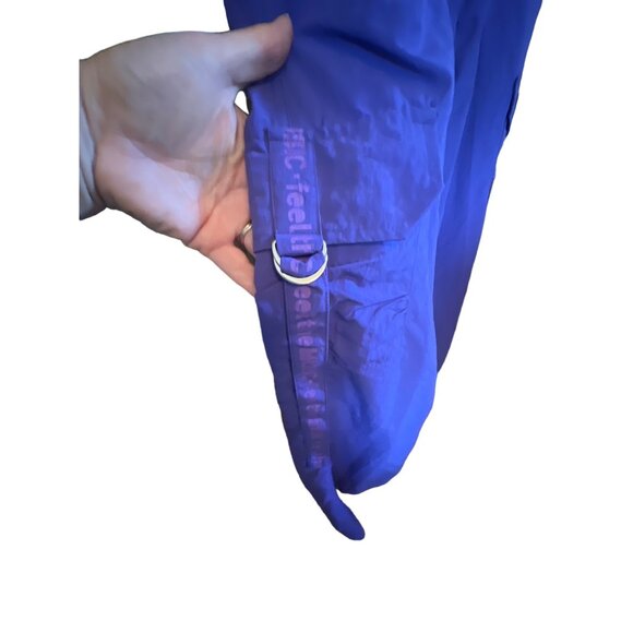 Zumba Fitness Cargo Jogger Convertible Pants Feel The Music Purple XXL - Picture 3 of 6